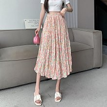 碎花半身裙女夏春印花雪紡小雛菊a字長裙高腰垂感bm風中長款裙子 歷史價格詳細信息