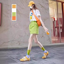 多巴胺穿搭一整套洋氣學生日系polo衫短袖短褲休閑運動套裝女夏季 歷史價格詳細信息