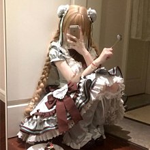 現貨原創正品小熊樂園op洋裝Lolita裙子春紅色公主日常白菜洛麗塔 歷史價格詳細信息