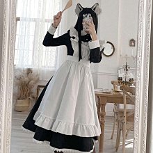 現貨 洛麗塔 女仆裝大碼套裝洛麗塔偽娘cos服裝輕熟女傭日系可愛女裝大佬日常 歷史價格詳細信息