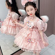 現貨 洛麗塔 女童連衣裙夏季女孩蝴蝶結裙子2024新款高端定制洛麗塔公主裙 歷史價格詳細信息