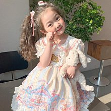 現貨 洛麗塔 洛麗塔女童公主裙甜美2024新款洋氣玲娜貝兒夏季女孩生日裙子 歷史價格詳細信息