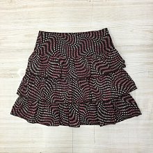 【愛莎＆嵐】 MOMA 女 黑+白色花紋造型短褲裙/38 11307 08 歷史價格詳細信息