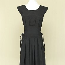 ◄貞新二手衣►O'2ND 韓國精品 黑色V領羊毛桑蠶絲棉質洋裝M(1號)(27111) 歷史價格詳細信息