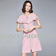 YINGRE【精品專櫃歐美女裝】鉚釘滾邊領羊毛絨長大衣 (預購) 平價原創 歷史價格詳細信息