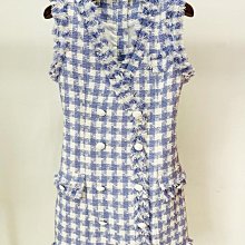 粗花呢金釦無袖洋裝 Luxe Boutique 小香風 歐美iG訂製 街拍 名媛 明星同款 預購OL 歷史價格詳細信息
