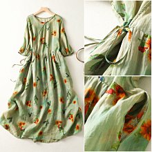 實拍2023夏季新款棉麻復古格子無袖連衣裙中長款大小格拼接A字裙~壹號女裝 歷史價格詳細信息