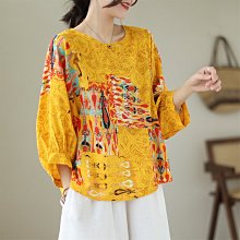 實拍2023新款文藝復古碎花短袖連衣裙夏季中長款大碼襯衣裙子~壹號女裝 歷史價格詳細信息