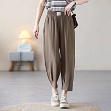 冰絲麻棉百褶飄飄闊腿裙褲女夏薄掐腰垂感寬鬆百搭大擺甩甩休閒褲 歷史價格詳細信息