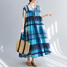 連身裙夏季新款大碼女大衣長款文藝大擺無袖波點棉麻背心連衣裙 歷史價格詳細信息