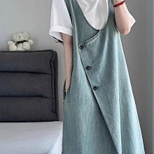 連衣裙女夏季薄款設計感慵懶風簡約新款大碼胖寬松連帽恤長裙 歷史價格詳細信息