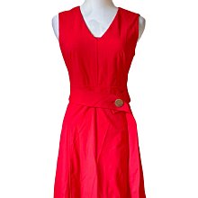 ※都會名牌※【iRoo】紅黑花王紗質拼接黑色裙無袖洋裝 歷史價格詳細信息