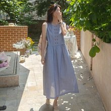 Bellee 正韓  直條紋腰鬆緊波浪長裙  (2色) 【0820-13】 歷史價格詳細信息