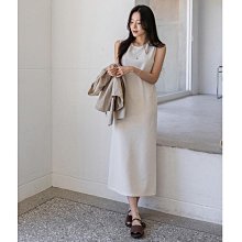 Bellee 正韓  直條紋腰鬆緊波浪長裙  (2色) 【0820-13】 歷史價格詳細信息