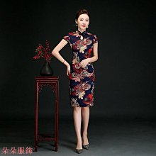 洋裝 洋裝女 旗袍女 實拍優雅氣質時髦印花洋裝夏新款改良緊身顯瘦年輕旗袍  1x4j-时尚女裝 歷史價格詳細信息