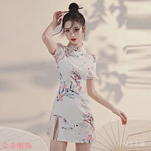女童中國風氣質旗袍+刺繡花朵短袖洋裝 短袖洋裝 中大童洋裝 女童洋裝 女童連衣裙 【蘋果小舖】(AA) 2005 A7 歷史價格詳細信息
