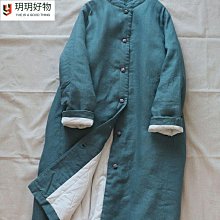復古盤扣棉衣外套女秋冬2020短款休閒立領夾棉棉麻棉服長袖 歷史價格詳細信息