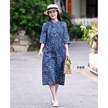 文藝女裝春夏新款牛仔半身裙女長款印花開叉a字牛仔裙 歷史價格詳細信息