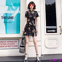 短袖旗袍 旗袍洋裝 改良旗袍 老上海名媛改良旗袍女新款2023年輕款民國氣質高端高級感國風夏季635 LS004 歷史價格詳細信息