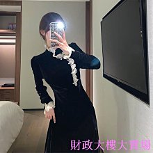 洋裝 秋天洋裝 法式洋裝赫本 仙女裙 氣質洋裝a字大裙襬收腰襯衫裙子春秋新款翻領長袖口袋洋裝女小外套風衣裙 歷史價格詳細信息