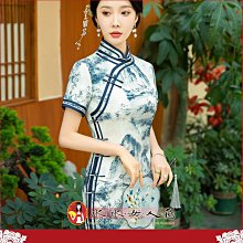 短袖旗袍 旗袍洋裝 改良旗袍 舊時夢古法全開襟旗袍年輕民國風復古2024新款新中式格子少女秋冬59 LS004 歷史價格詳細信息