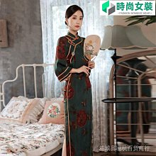 優質.洋裝 旗袍套裝 女生 連衣裙 2021秋裝新款改良版旗袍復古修身顯瘦連衣裙女中長裙子 其它  ybfa-时尚女裝 歷史價格詳細信息