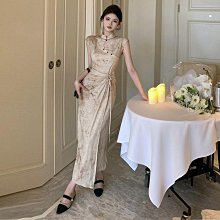 精致禮服長裙氣質高級感輕奢赫本風長袖高端黑色絲絨連衣裙女秋冬_佳美優品 歷史價格詳細信息