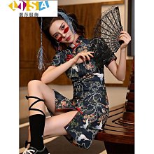 女 旗袍 洋裝 改良版旗袍 毛呢 復古 刺繡年輕款中國風 民國 洋裝 秋 冬 加厚長袖 tFsF~微微服飾 歷史價格詳細信息