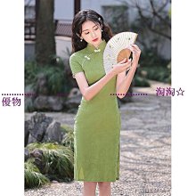 熱賣 居寶閣·白色少女年輕款復古民國國風高端氣質中長款改良旗袍2022年新款女 促銷 歷史價格詳細信息