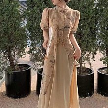 法式復古假兩件茶歇裙收腰顯瘦泡泡袖碎花連衣裙女夏高級感路貓貓超夯 正品 現貨 歷史價格詳細信息
