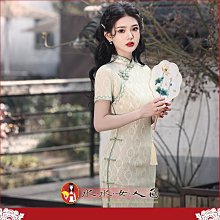 《最新款》復古文藝純色亞麻中長款襯衫女2022夏季寬鬆五分袖半開領裙子通勤時尚女裝 歷史價格詳細信息