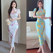復古改良旗袍洋裝女法式小個子顯高洋氣褲子套套裝-麗莎服飾 歷史價格詳細信息
