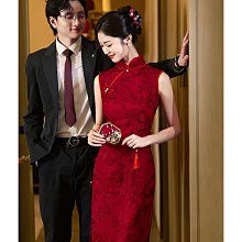 新中式 改良旗袍 【紅豆生南國】新中式復古改良旗袍女秋季印花長袖洋裝~微微服飾 歷史價格詳細信息