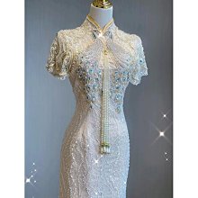 高級感宴席禮服高端輕奢酒紅色魚尾連衣裙2023新款女秋冬打底裙_佳美優品 歷史價格詳細信息