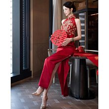 中式敬酒服新娘23新款紅色結婚禮服裙冬季長袖高級感旗袍秀禾服~乾乾好物~ 歷史價格詳細信息