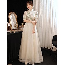 伴娘禮服女2024春夏款韓版姐妹團伴娘服長款灰色顯瘦一字肩連衣裙 歷史價格詳細信息