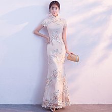 晚禮服女2024夏季新款宴會長款氣質白色名媛淡雅年會禮服 歷史價格詳細信息