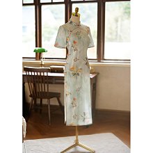 旗袍紅色旗袍女新中式改良連體袖2024新款夏季訂婚禮服結婚新娘敬酒服 歷史價格詳細信息