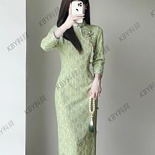 旗袍2024年新款改良版氣質高端少女年輕款復古優雅連衣裙日常可穿-KBY科貝 歷史價格詳細信息