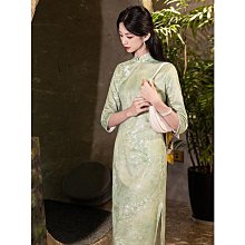 長袖旗袍 旗袍洋裝 改良旗袍 復古全開襟倒大袖絲絨旗袍2023年秋冬新款文藝清新藍色少女連衣裙25 LS004 歷史價格詳細信息