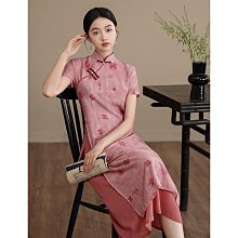 短袖旗袍 旗袍洋裝 改良旗袍 新中式少女旗袍夏季新款2024改良版日常年輕款國風碎花連衣裙學生649 LS004 歷史價格詳細信息