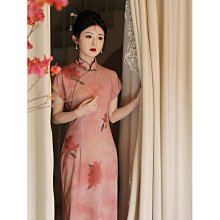 短袖旗袍 旗袍洋裝 改良旗袍 新中式少女旗袍夏季新款2024改良版日常年輕款國風碎花連衣裙學生649 LS004 歷史價格詳細信息