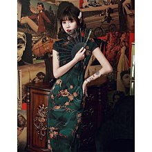 短袖旗袍 旗袍洋裝 改良旗袍 秋冬季新款改良版旗袍連衣裙長款黑色蕾絲拼接絲絨氣質優雅女361 LS004 歷史價格詳細信息