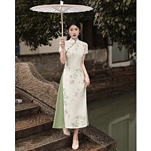 短袖旗袍 旗袍洋裝 改良旗袍 新中式改良奧黛旗袍少女年輕款2024新款粉色國風訂婚連衣裙夏茶服112 LS004 歷史價格詳細信息