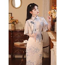 短袖旗袍 旗袍洋裝 改良旗袍 新中式改良奧黛旗袍少女年輕款2024新款粉色國風訂婚連衣裙夏茶服112 LS004 歷史價格詳細信息