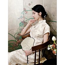 短袖旗袍 旗袍洋裝 改良旗袍 新中式少女旗袍夏季新款2024改良版日常年輕款國風碎花連衣裙學生649 LS004 歷史價格詳細信息