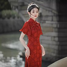 洋裝女旗袍女新款改良版旗袍裙修身顯瘦印花短袖日常氣質連衣裙-麗莎服飾 歷史價格詳細信息