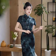 短款改良旗袍新款夏結婚敬酒服性感中式嫁衣修身顯瘦禮儀旗袍~乾乾好物~ 歷史價格詳細信息