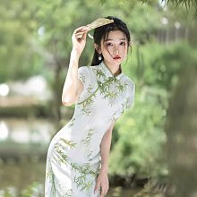 短款改良旗袍新款夏結婚敬酒服性感中式嫁衣修身顯瘦禮儀旗袍~乾乾好物~ 歷史價格詳細信息