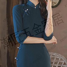 旗袍2023年 新年輕款 少女 復古 民國風 女裝 日常可穿 改良版洋裝~躍野好物~ 歷史價格詳細信息